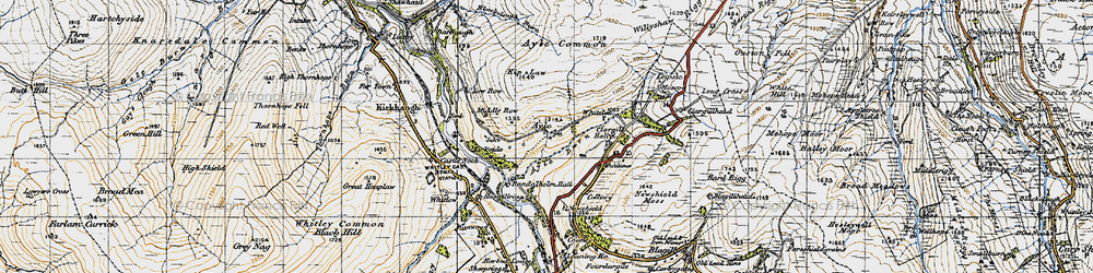 Old map of Barhaugh Common in 1947