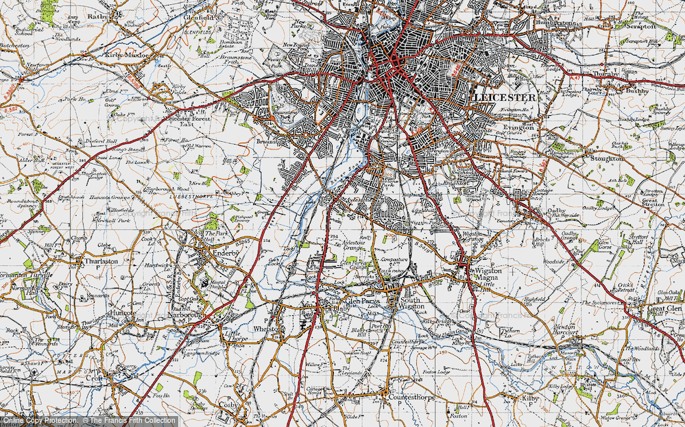 Old Map of Aylestone, 1946 in 1946