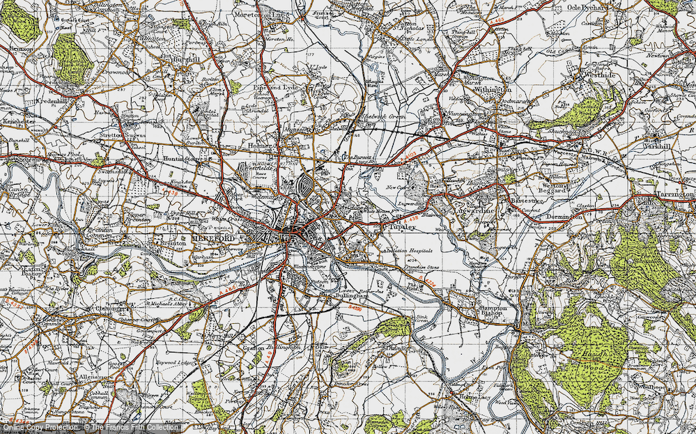 Old Map of Aylestone Hill, 1947 in 1947