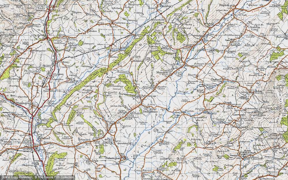 Old Map of Bache Mill, 1947 in 1947