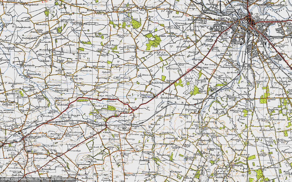 Old Map of Baldwinholme, 1947 in 1947