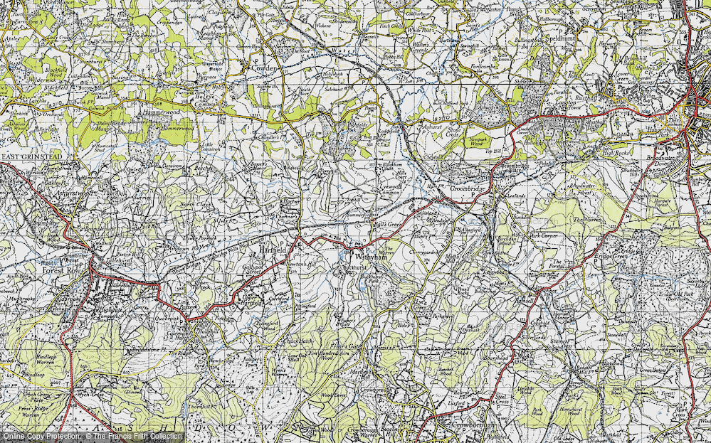 Old Map of Balls Green, 1946 in 1946