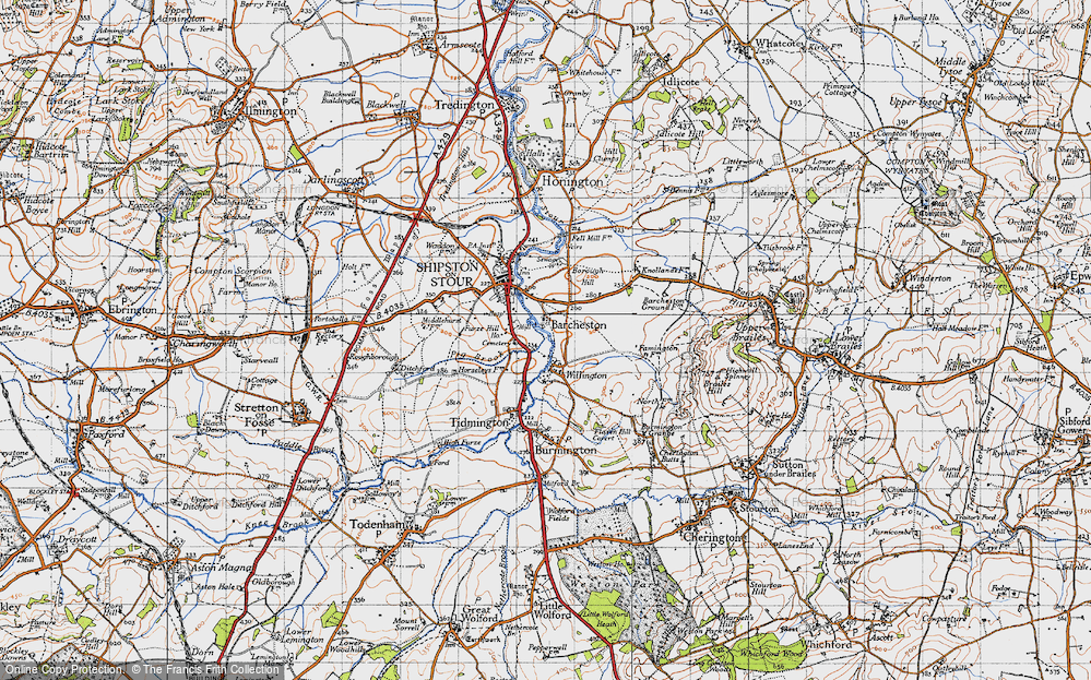 Old Map of Barcheston, 1946 in 1946
