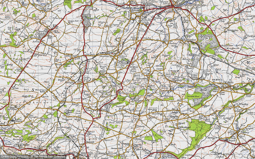 Old Map of Barlake, 1946 in 1946