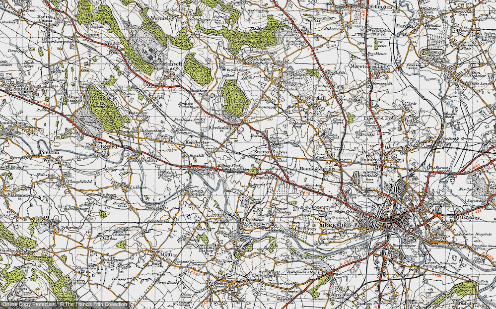 Old Map of Barnfields, 1947 in 1947