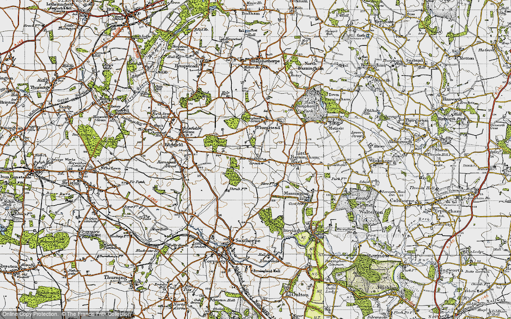 Barningham Green, 1945