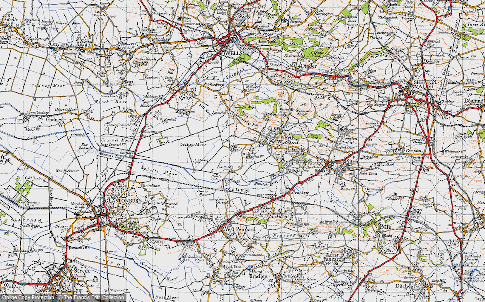 Old Map of Barrow, 1946 in 1946