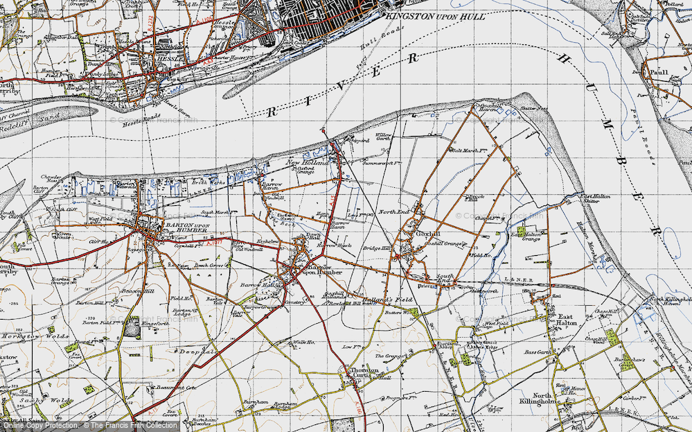 Old Map of Barrow Hann, 1947 in 1947