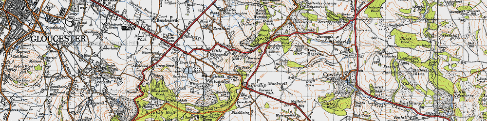 Old map of Barrow Wake in 1946