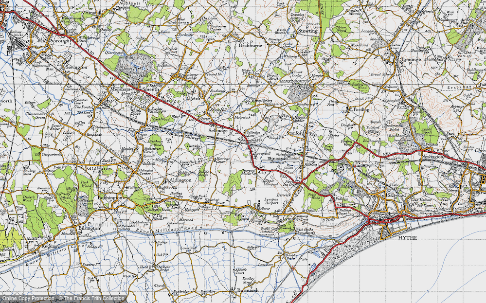 Old Map of Barrowhill, 1940 in 1940