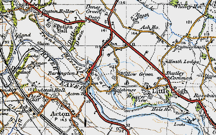 Old map of Bartington in 1947