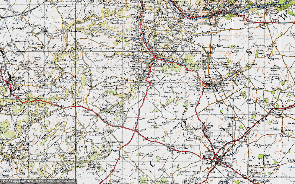 Old Map of Barton End, 1946 in 1946