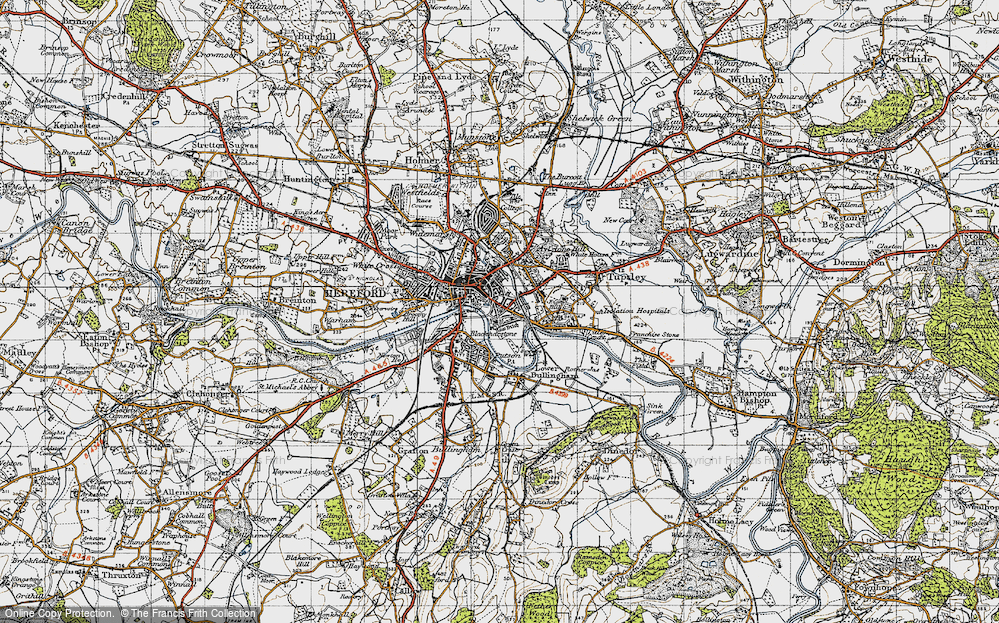 Old Map of Bartonsham, 1947 in 1947