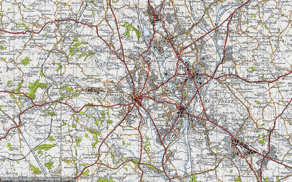 Old Map of Basford, 1946 in 1946