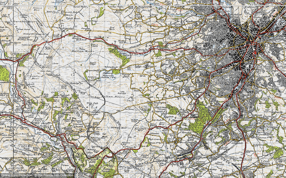 Old Map of Bassett, 1947 in 1947