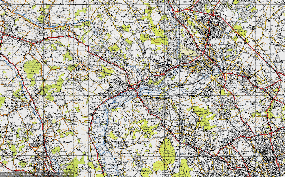 Old Map of Batchworth, 1946 in 1946