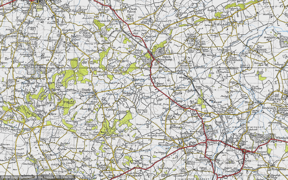 Old Map of Batten's Green, 1945 in 1945