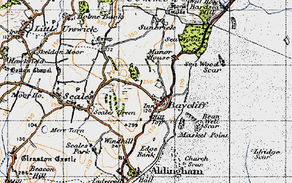 Old map of Baycliff in 1947