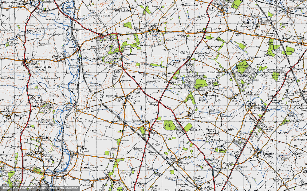 Old Map of Baynard's Green, 1946 in 1946