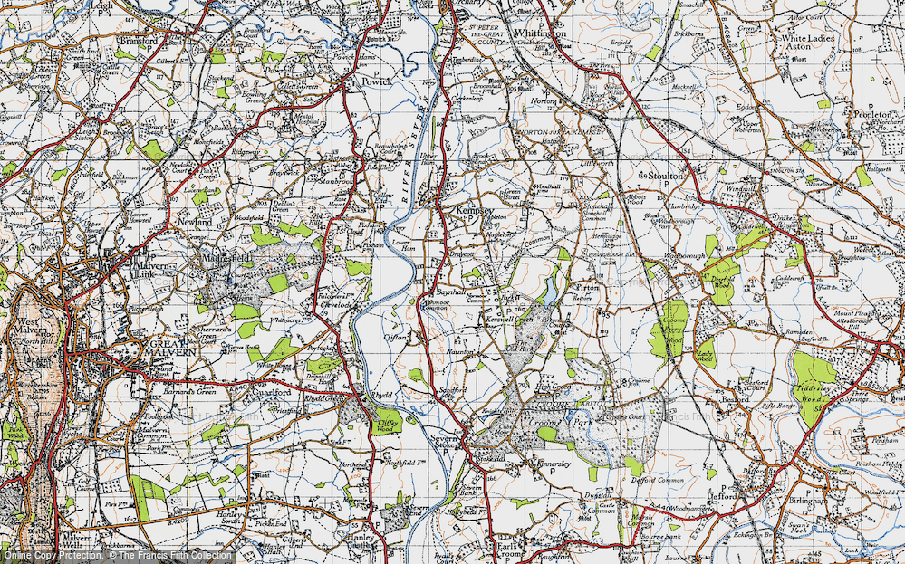 Old Map of Baynhall, 1947 in 1947