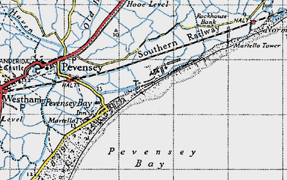 Old map of Beachlands in 1940