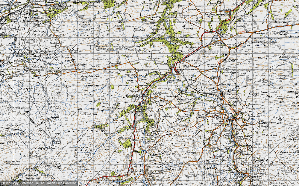 Old Map of Bearsbridge, 1947 in 1947