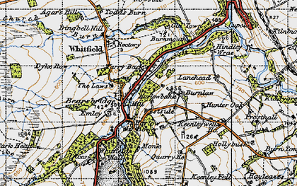 Old map of Westside in 1947