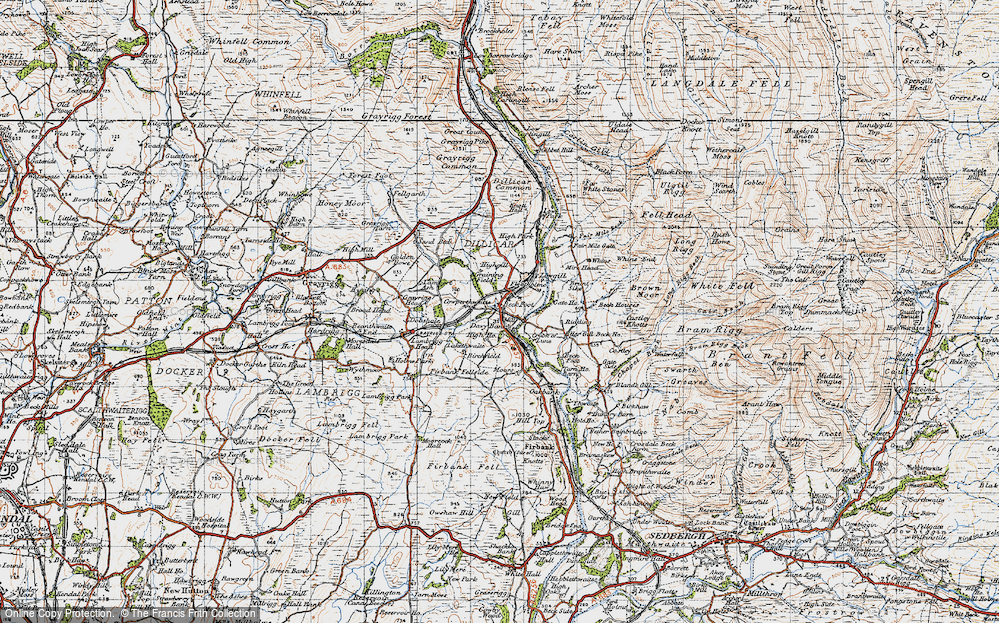 Old Map of Beck Foot, 1947 in 1947