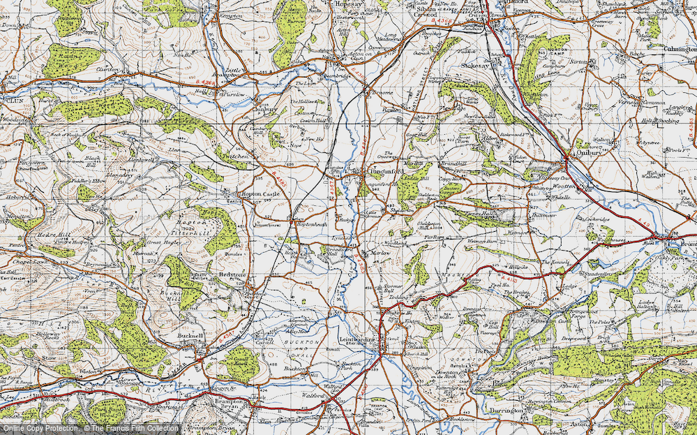 Old Map of Beckjay, 1947 in 1947