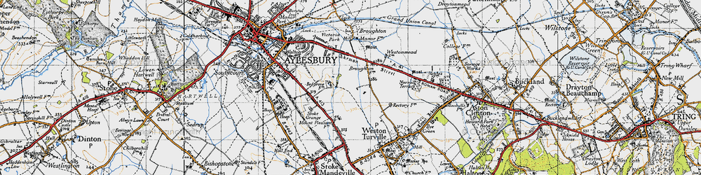 Old map of Bedgrove in 1946