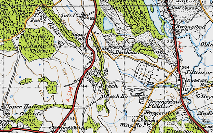 Old map of Beech in 1946