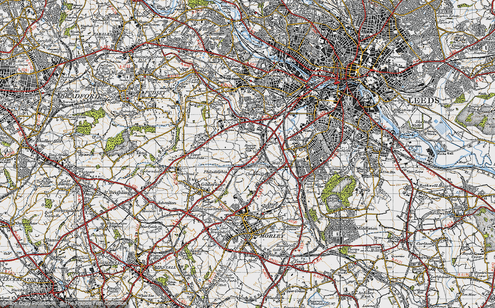 Old Map of Beeston Royds, 1947 in 1947