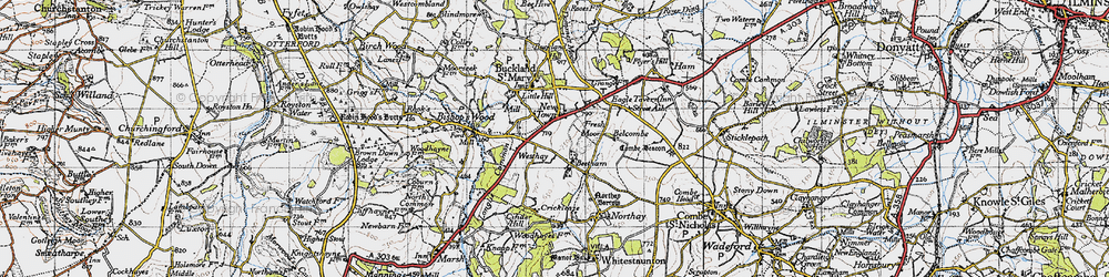 Old map of Beetham in 1946