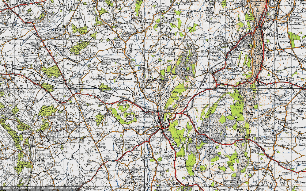 Old Map of Beggars Ash, 1947 in 1947