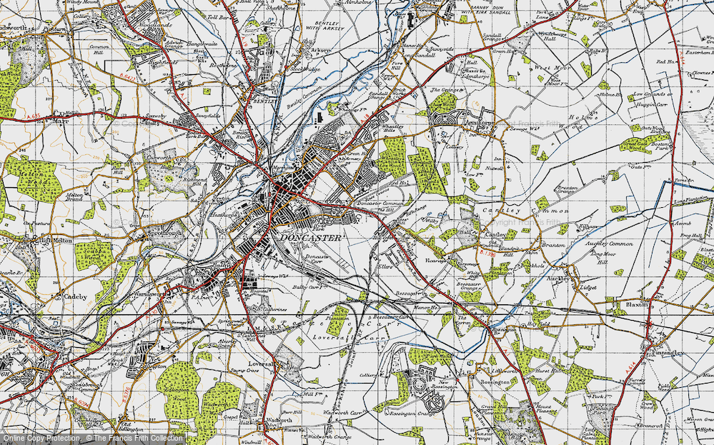 Old Map of Belle Vue, 1947 in 1947