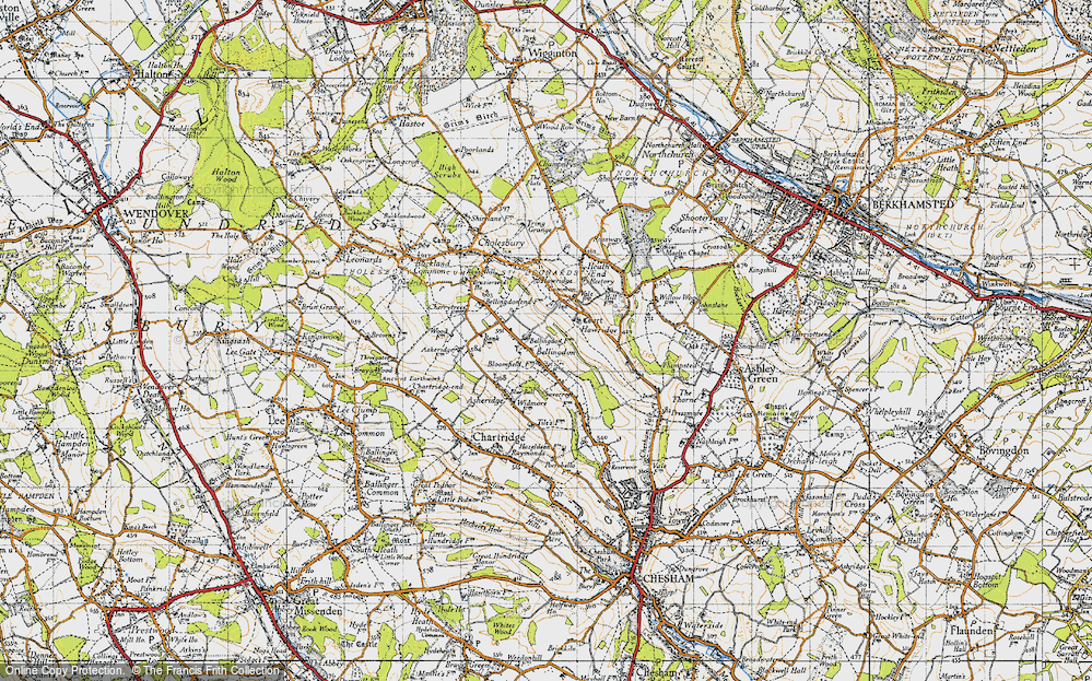 Old Map of Bellingdon, 1946 in 1946