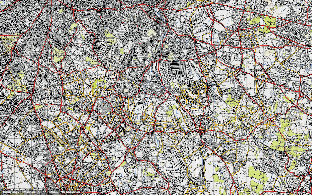 Old Map of Bellingham, 1946 in 1946