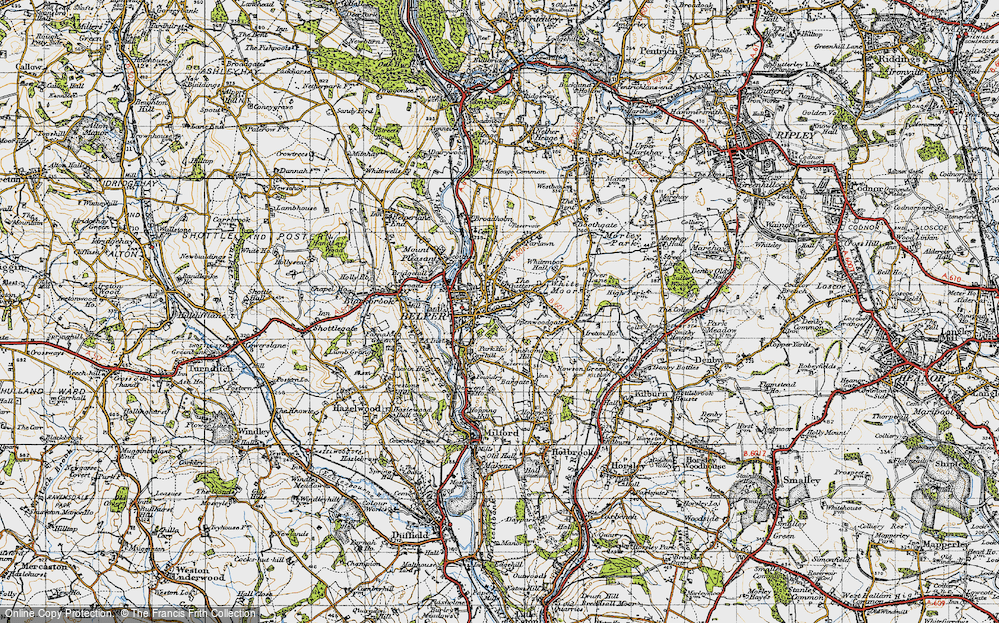 Old Map of Belper, 1946 in 1946