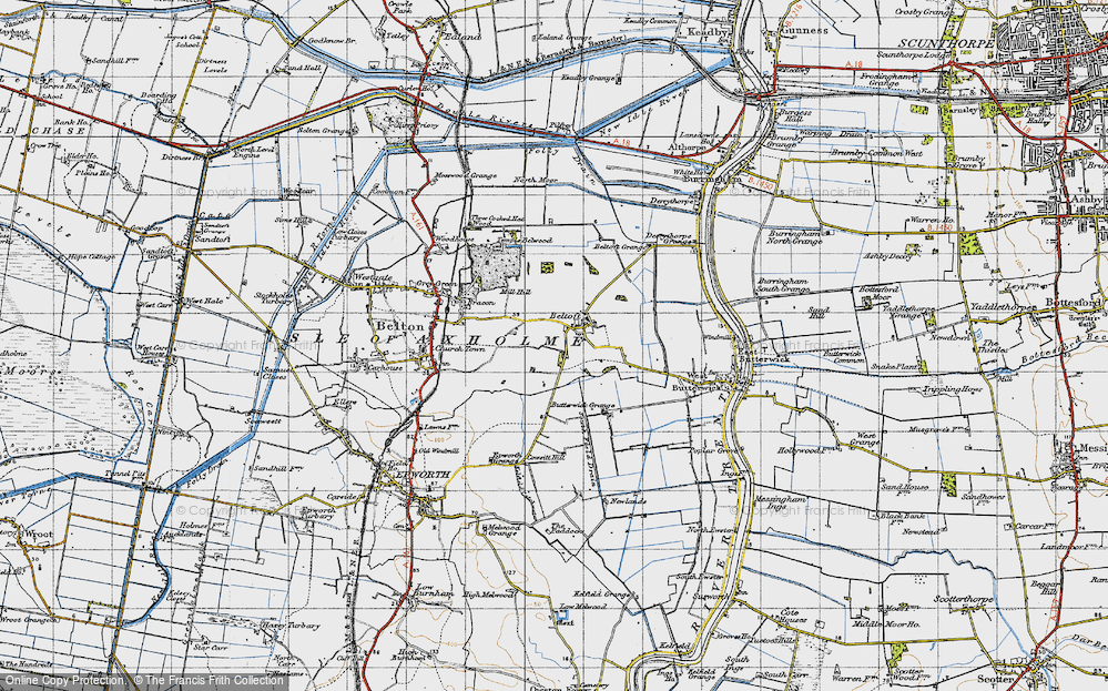 Old Map of Beltoft, 1947 in 1947