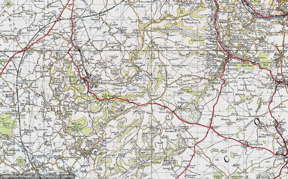 Old Map of Bencombe, 1946 in 1946