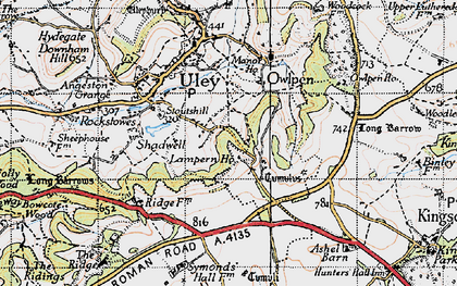 Old map of Bencombe in 1946