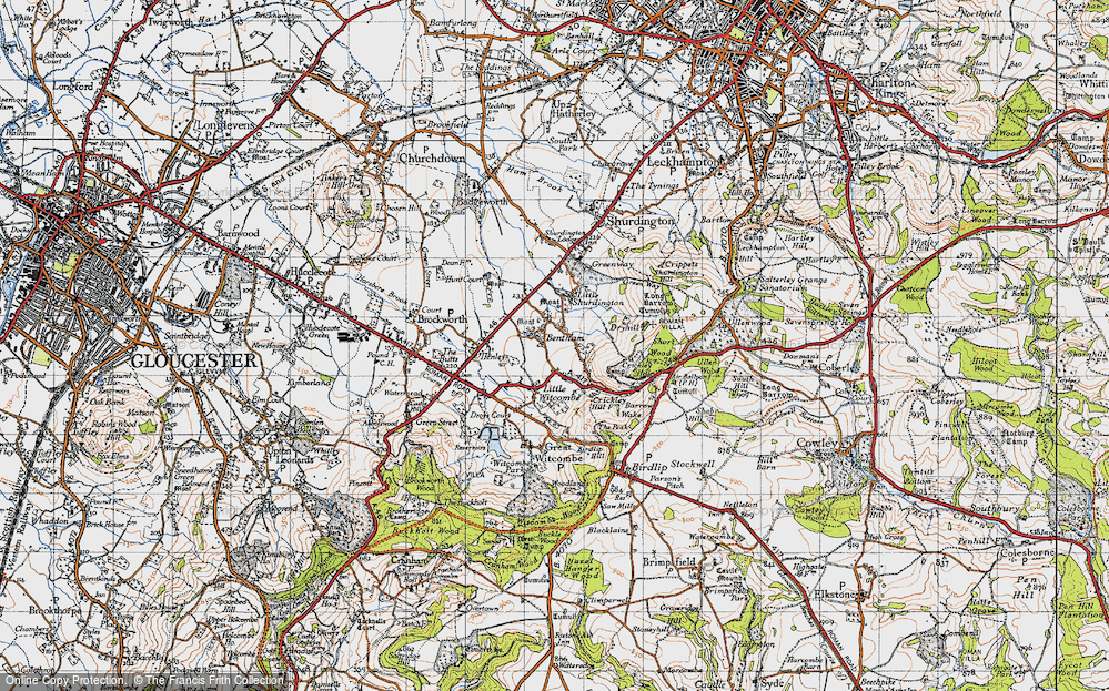 Old Map of Bentham, 1946 in 1946