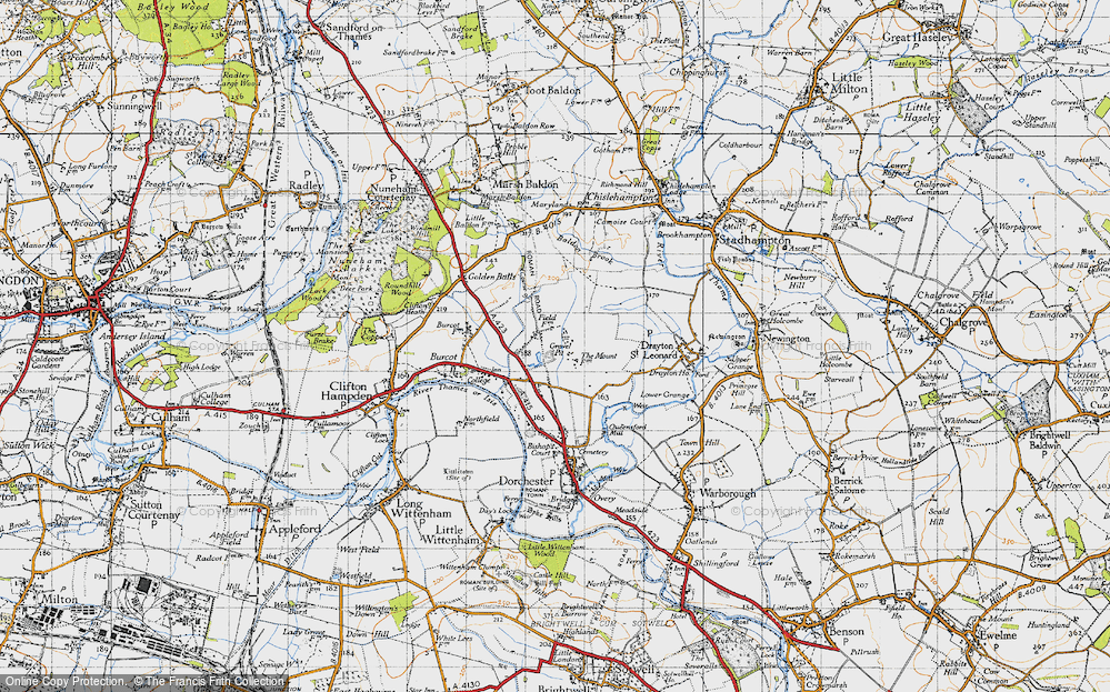 Old Map of Berinsfield, 1947 in 1947