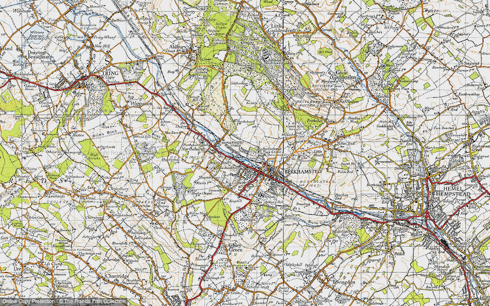 Old Map of Berkhamsted, 1946 in 1946