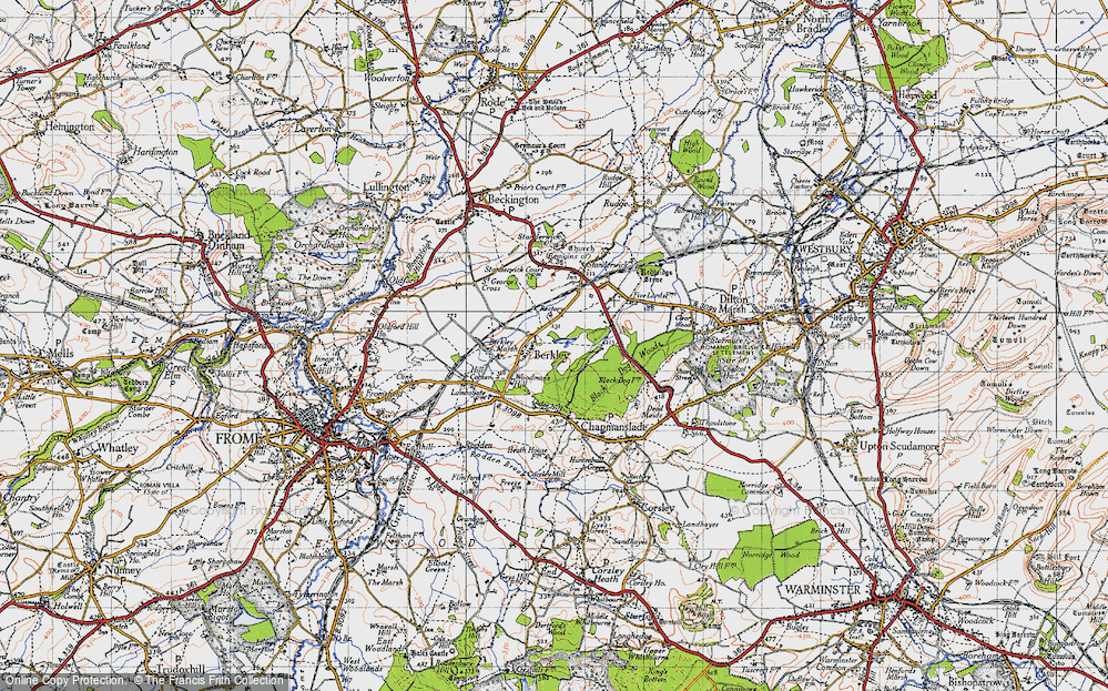 Old Map of Berkley, 1946 in 1946