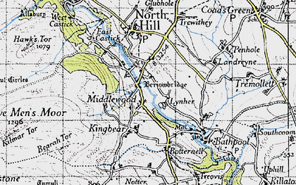 Old map of Berriowbridge in 1946