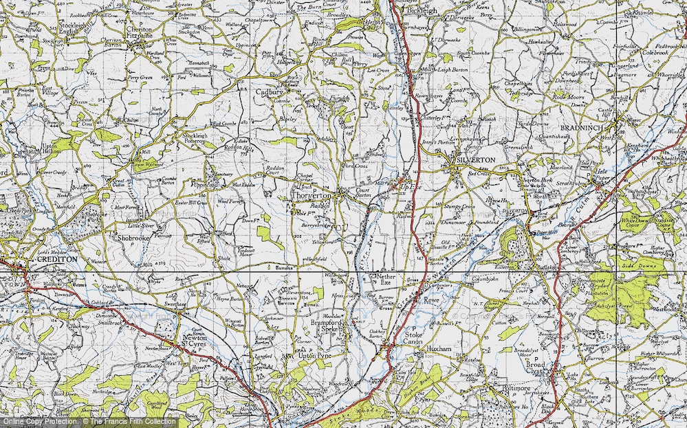 Old Map of Berrysbridge, 1946 in 1946