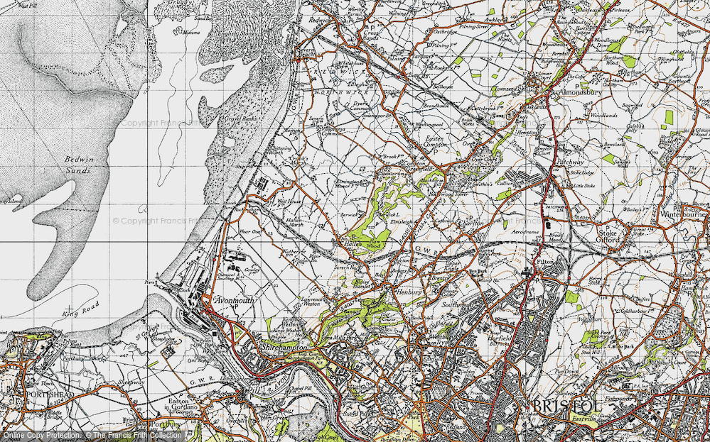 Old Map of Berwick, 1946 in 1946