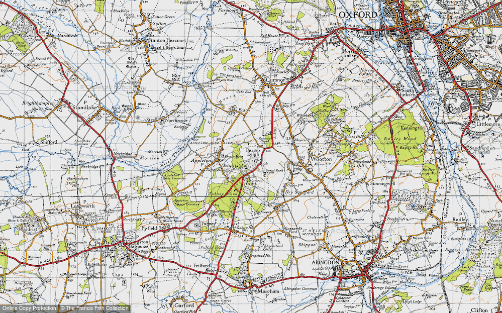 Old Map of Bessels Leigh, 1947 in 1947
