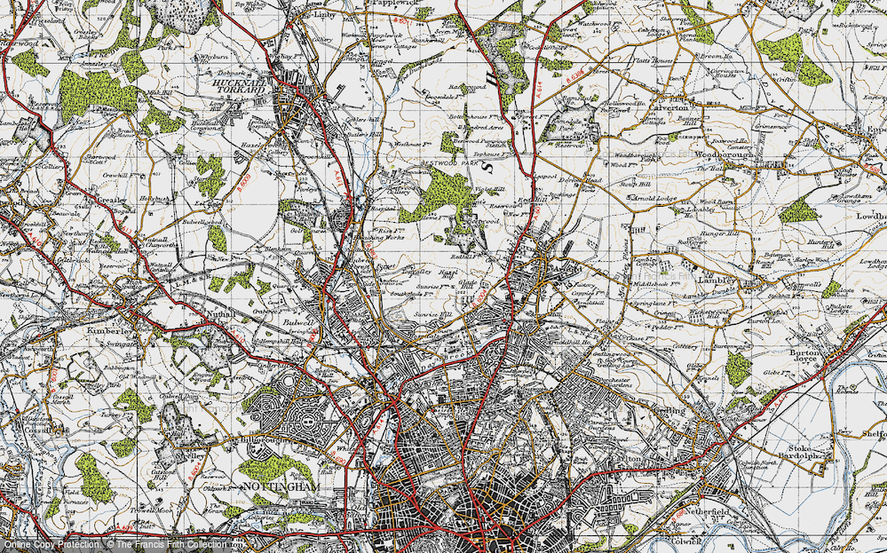 Old Map of Bestwood, 1946 in 1946